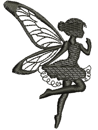 Fairy Machine Embroidery Design 