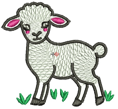 Sheep Machine Embroidery Design 