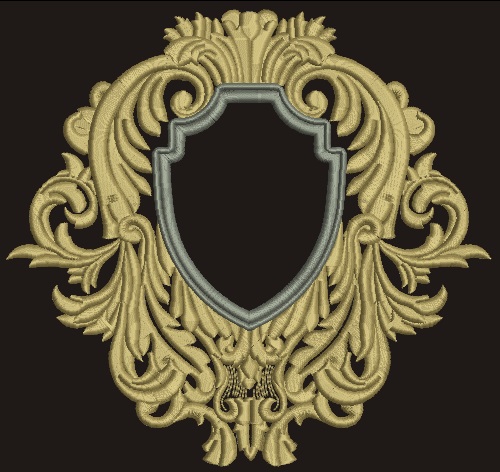 Frame for Monogram or Name Machine Embroidery Design
