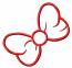 Bow applique Machine Embroidery Designs, instantly download 