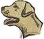 Labrador Head Design machine embroidery design 