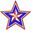 Usa flag star machine embroidery design 