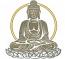 Buddha Machine Embroidery design 
