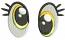 Cartoon toy eyes (soft plush doll) pair, separately, left and right  Machine Embroidery Designs, instantly download