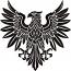 Eagle  heraldic eagle eagle of the roman legion SVG. dxf, PNG. EPS. jpg big size, Instant Download