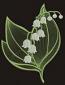 Lily of the valley bouquet  Machine Embroidery design, tested.  