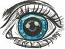 Realistic Eye / dolls eyes Machine Embroidery Design, Instant Download 