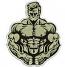 Body builder applique Machine Embroidery Design, Instant Download  