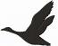 Duck silhouette Machine Embroidery design 