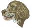 English Springer Spaniel head machine embroidery design  