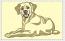 Labrador machine embroidery design 