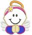 Little Angel applique machine embroidery design 