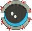 eyes for the doll  / eyes for soft toys Machine Embroidery Design 