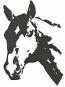 Horse head silhouette – Machine Embroidery Design 