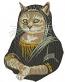 Mona Kisa machine embroidery design 