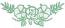 Floral Pastel Ornament Border Machine Embroidery Design 