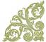 Scroll Corner Machine Embroidery Design 