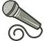 Microphone Machine Embroidery Design 