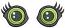 Pair Left and Right Eyes for Soft Toys Machine Embroidery Designs 
