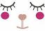 Bunny Rabbit Toy Muzzle Eyes Closed Machine Embroidery Design 