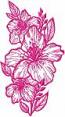 Bouquet of Lilies Machine Embroidery Design 
