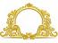 Vintage Frame for Monogram or Name Machine Embroidery Design 