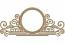 Pattern and Circle Open Space for a Monogram Machine Embroidery Design 