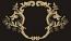 Vintage Baroque Monogram Frame Machine Embroidery Design 