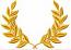 Gold Laurel Wreath Machine Embroidery Design 