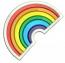 Rainbow Machine Embroidery Design 