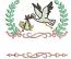 Stork With Baby In Beak Wreath Machine Embroidery Design (Writing Not Included) 