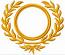 Laurel wreath for monogram Machine Embroidery Design  
