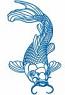 Koi carp Machine Embroidery Design 