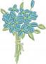  Wedding Flower Door Decorations Machine Embroidery Design 