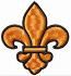 Fleur de Lis Machine Embroidery Design 
