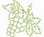 Grapevine Sprig Machine Embroidery Design 