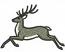 Running Reindeer Machine Embroidery Design 