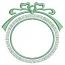 Crown and Bow Monogram Frame Machine Embroidery Design for Personalization and Gifts 