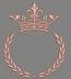 Royal Crown and Laurel Wreath Machine Embroidery Design - Three Sizes Included 