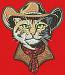 Cat in Cowboy Hat Machine Embroidery Design – Fun Western Feline Pattern