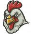 Rooster Machine Embroidery Design  