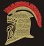 Roman Greek Warrior Helmet Machine Embroidery 