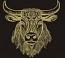 Taurus Bull Zodiac Machine Embroidery Design, Astrology Style  