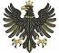 Black Imperial Eagle Machine Embroidery Design, Heraldic Eagle Crest, Royal Coat of Arms Embroidery, Medieval Emblem 
