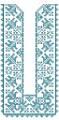Romanian Moldovan Ukrainian Folk Embroidery Border Machine Embroidery Design, Traditional Cross Stitch Frame Set, Collar Sleeve Border PES DST
