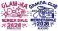 Grandparents Set Glam Ma Grandpa Club Machine Embroidery Design Matching Shirts Pattern 4x4 5x5 