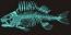 Fish Skeleton Machine Embroidery Design, Angler Ribs Marine Digital File, Fisherman Animal Pattern 