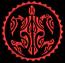 Tribal Turtle Ornament Machine Embroidery Design, Red Circular Motif  