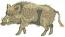 Wild Boar Machine Embroidery Design, Full Body Wild Boar File  