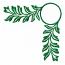 Green Leaves Ornaments Machine Embroidery Designs set